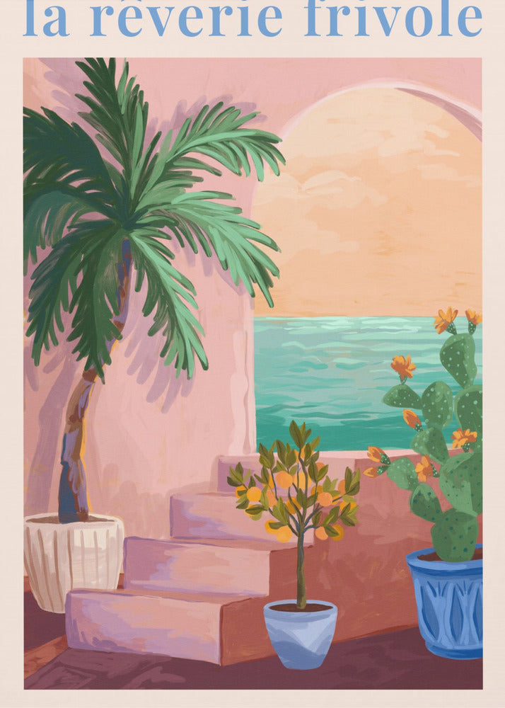 Die frivole Träumerei - Palm | Leinwand-Bilder