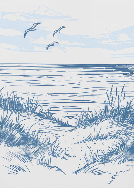 Seascape Sketch | Poster