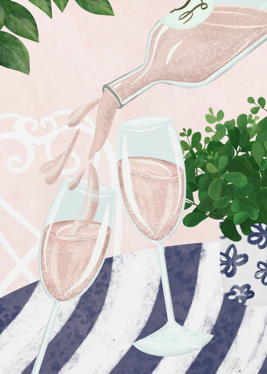 Rosé-Schaumwein | Poster