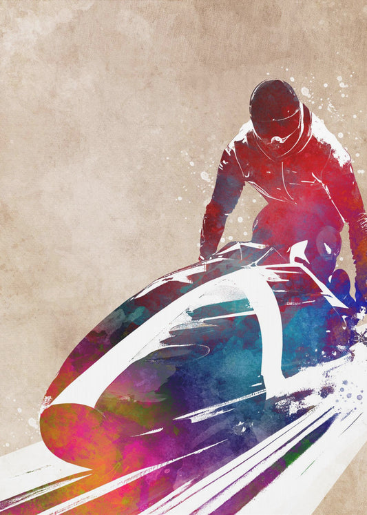 Sport Bobsleigh Art (1) | Poster