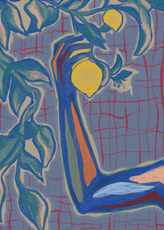 KH Studio - Mit der Sonne | Leinwand