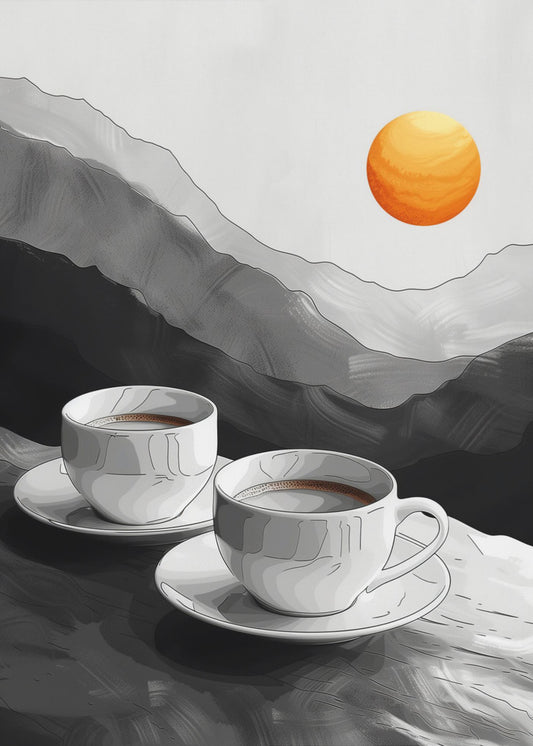 I Love Coffee Food Illustration Art (1) | Poster