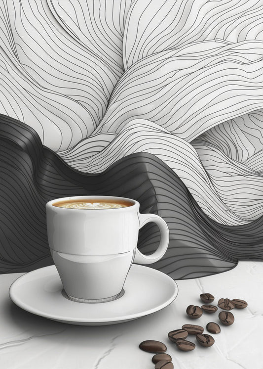 I Love Coffee Food Illustration Art (3) | Poster