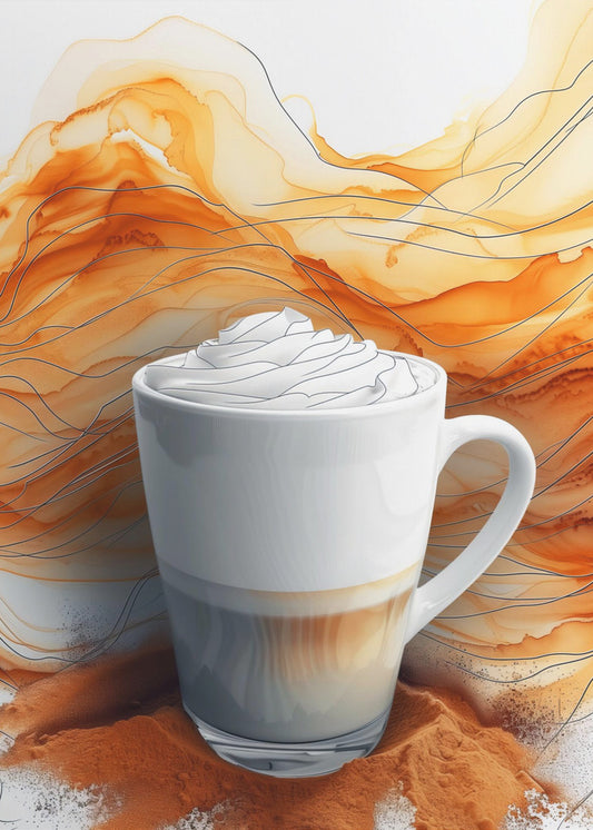 I Love Coffee Food Illustration Art (4) | Poster