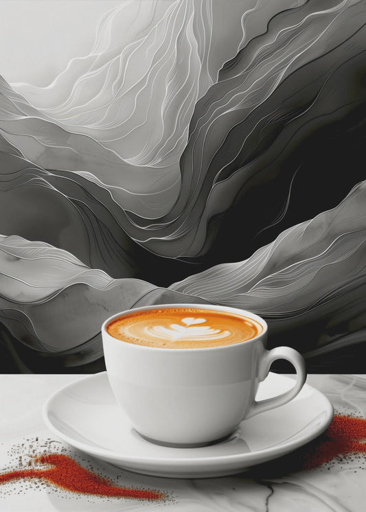 I Love Coffee Food Illustration Art (14) | Poster