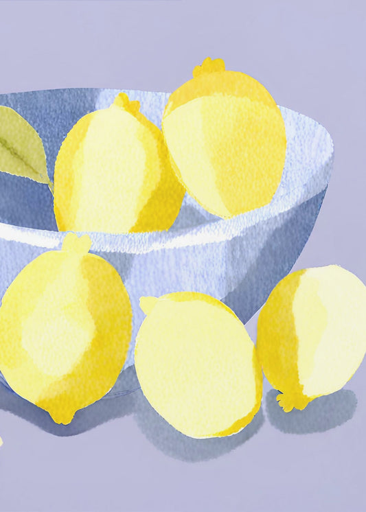 Zitronen in Schale | Poster