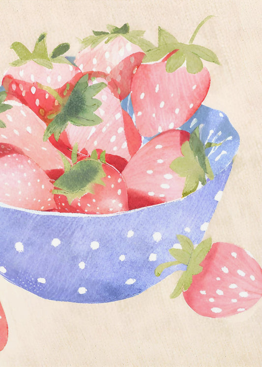 Erdbeeren in Schale | Poster