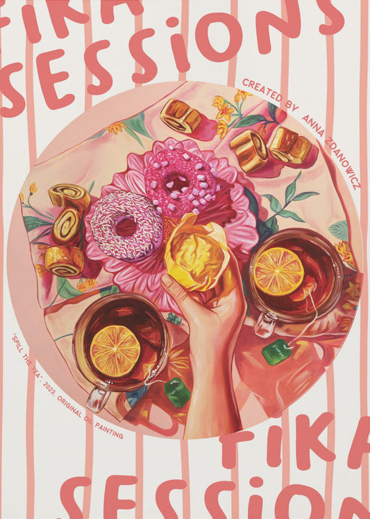 Verschütte den Tee | Poster