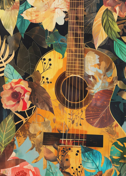 Music Guitar Collage (2) | Poster