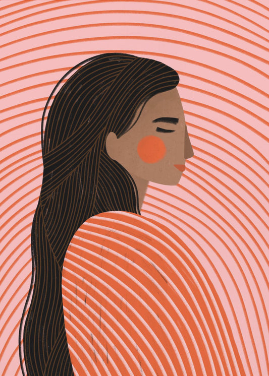 Die Frau mit den Linien | Poster