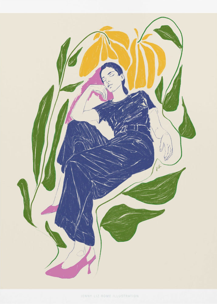 Jlr Ruhe im Garten | Poster