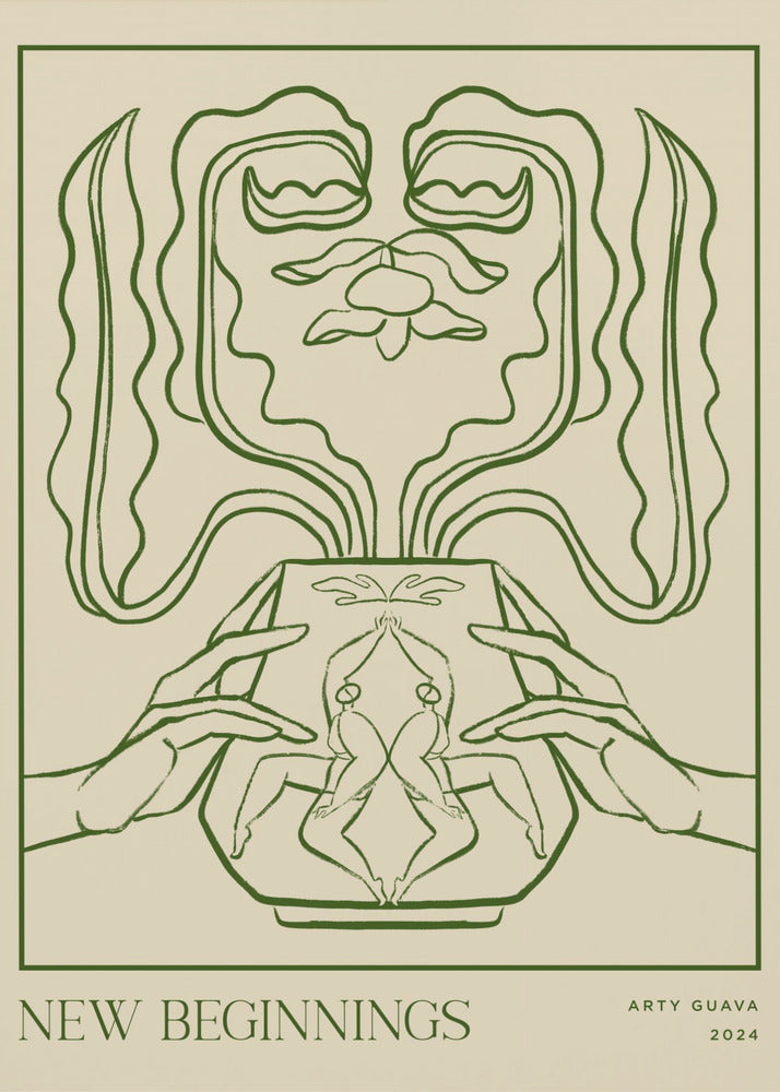 Vessel Collection: Neuanfänge (LineArt) | Poster