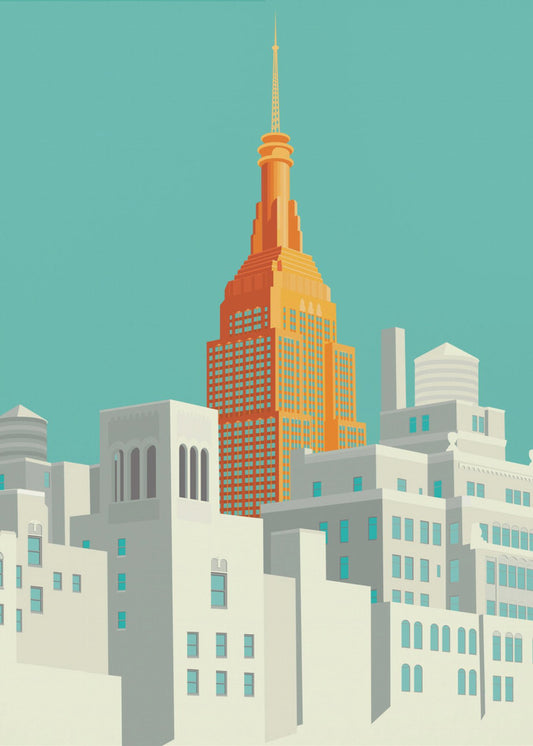 Widok na Nowy Jork z Highline | Wydruki na łótnie