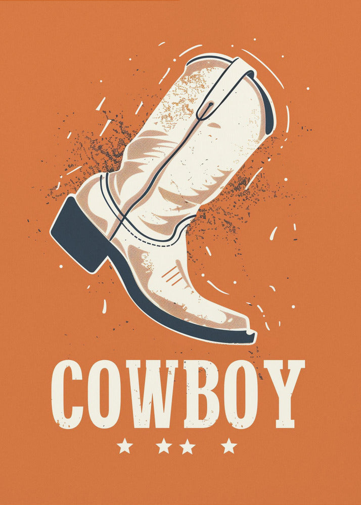 Cowboy-saappaat Vintage | Canvastaulut