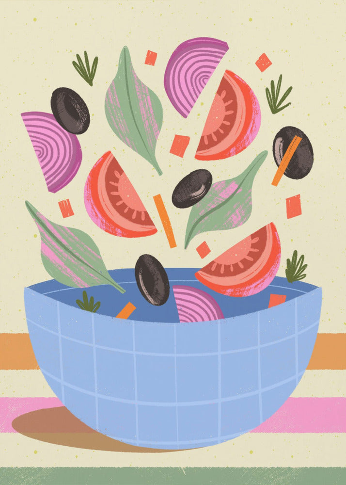 Gemischter Salat | Poster
