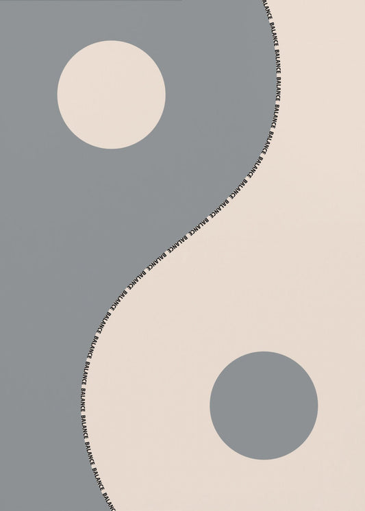 Balance gray | Poster