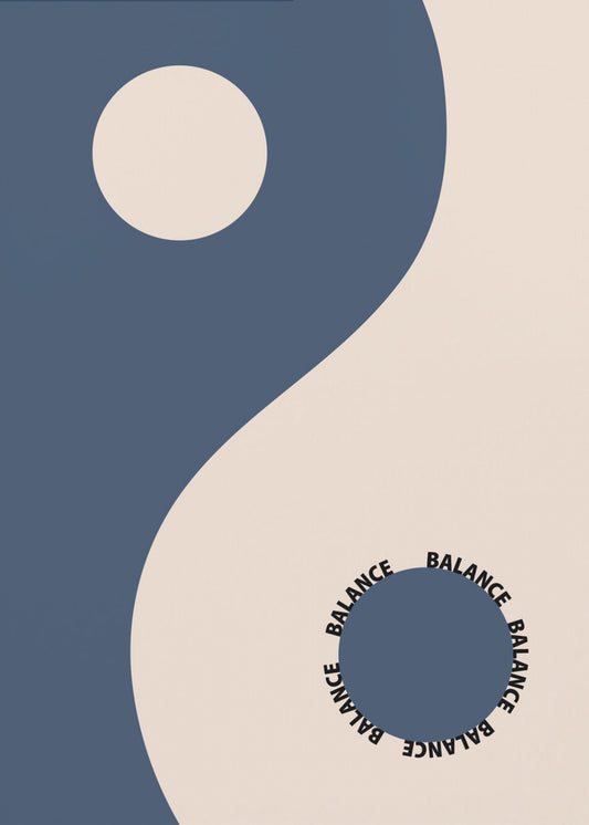 Balance Blue | Poster