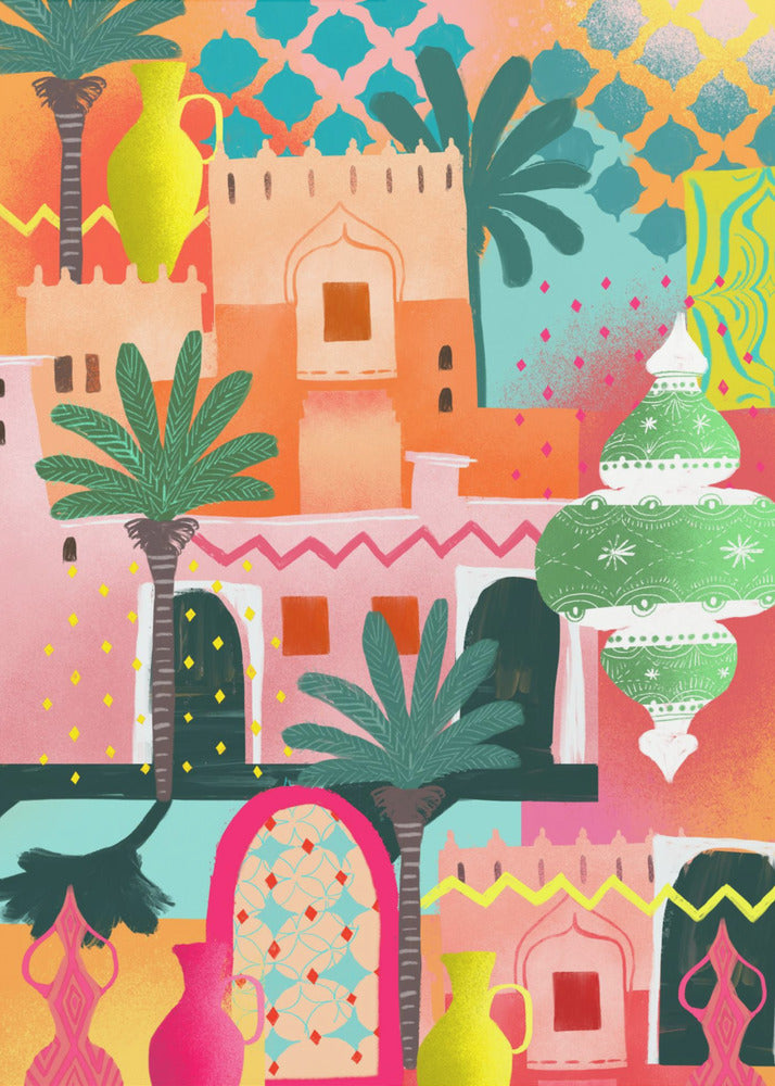 Marokko Nachmittag | Leinwand-Bilder