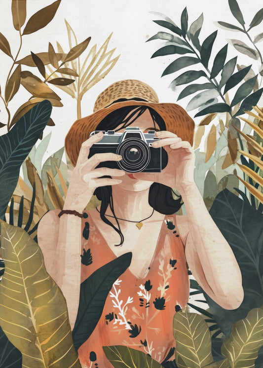 Vacation Watercolor Digital Painting (4) | Poster