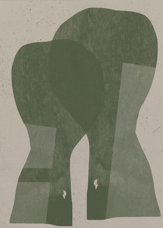 Gedämpfte Silhouetten | Poster