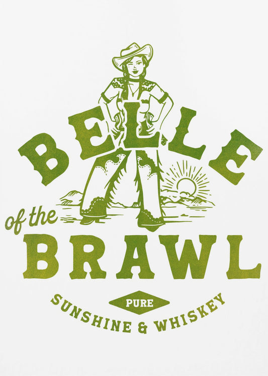 Sztuka ścienna Belle Of The Brawl Cowgirl | Wydruki na łótnie