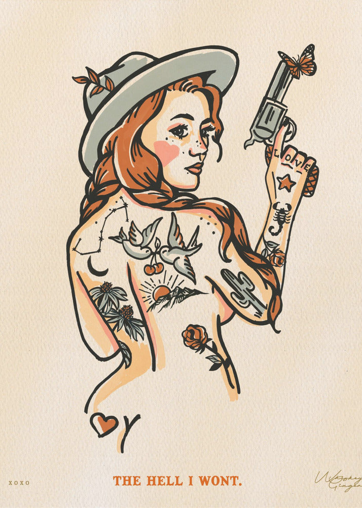 Zum Teufel, ich werde nicht drucken 16x20 | Leinwand-Bilder