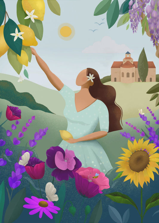 Lato w Prowansji | Wydruki na łótnie