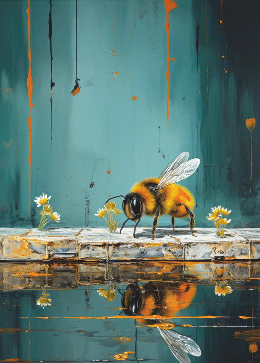Bienen Aquarell Tierkunst | Poster