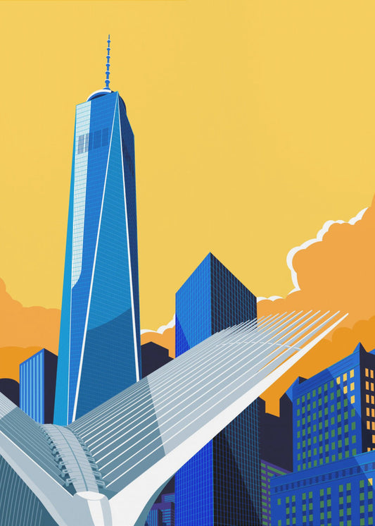 WTC i Oculus Nowy Jork | Wydruki na łótnie