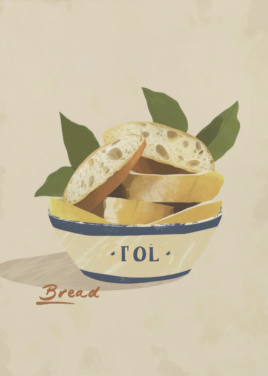 Brotschüssel-Delikat | Poster