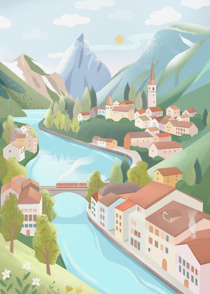 Alpi svizzere | Stampe su Tela