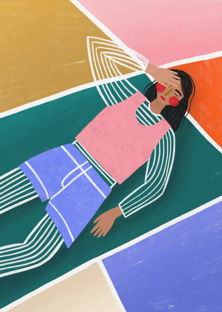 Lebendige Dame ruht | Poster