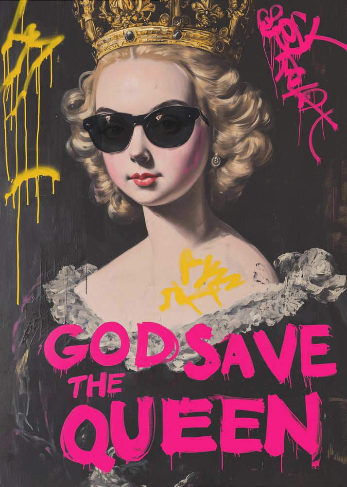 Jumala varjele kuningatarta | Canvastaulut