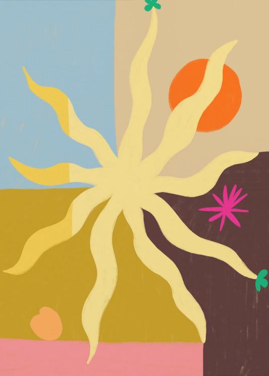 Die Sonne, die Frucht und die Blume | Poster