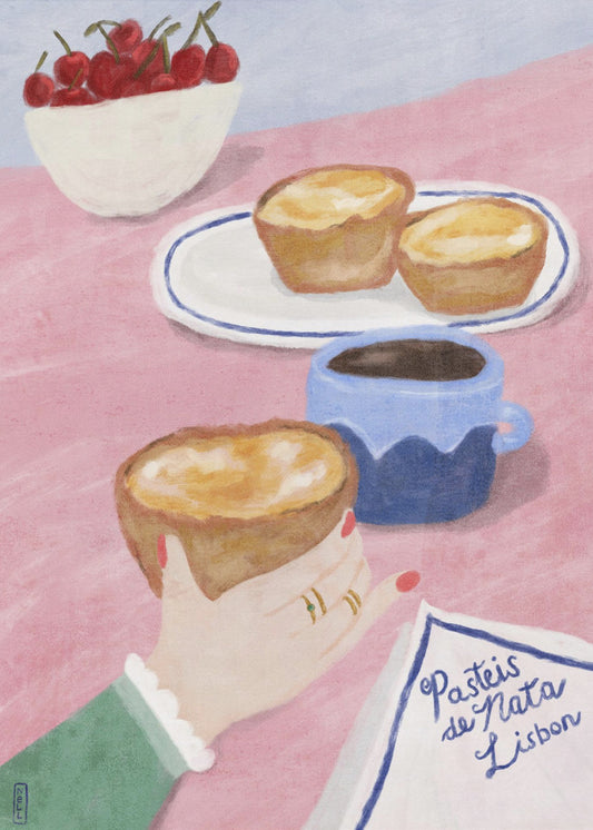 Z miłością z Lizbony - Jedzenie i sztuka podróży | Wydruki na łótnie