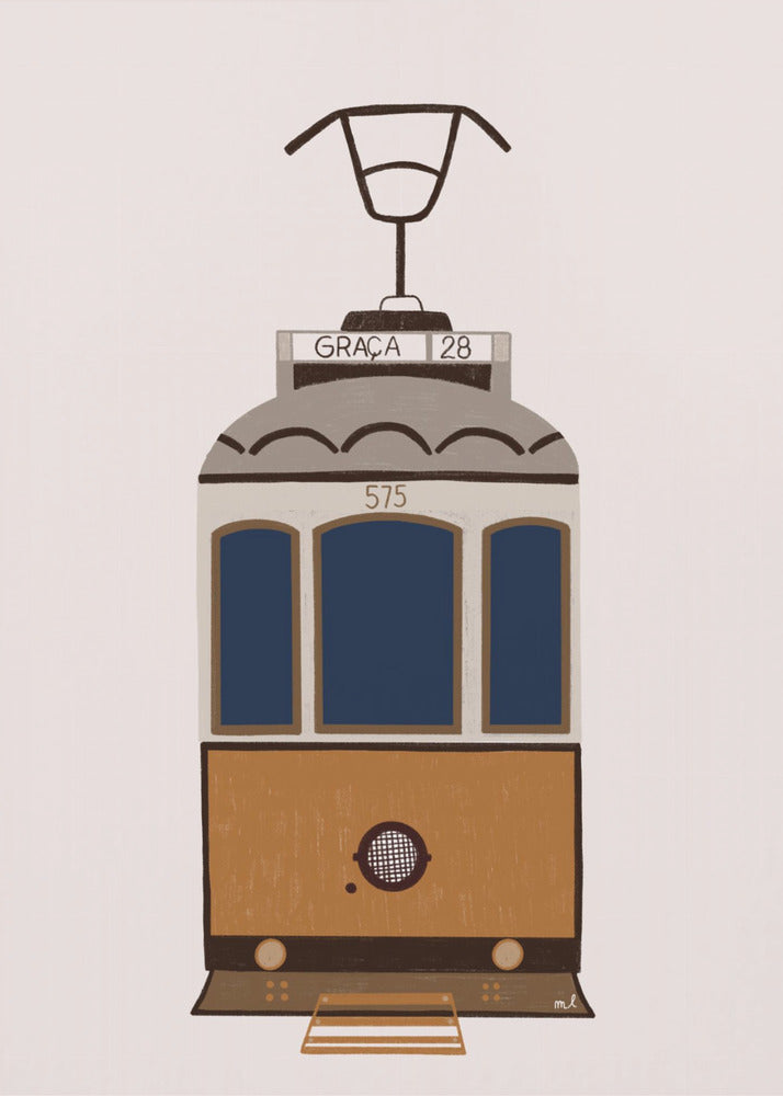 Tramwaj w Lizbonie | Wydruki na łótnie