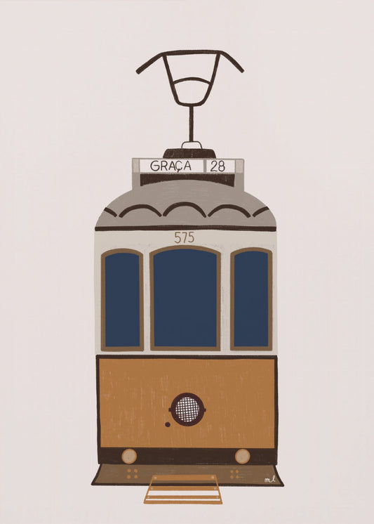 Tramwaj w Lizbonie | Wydruki na łótnie