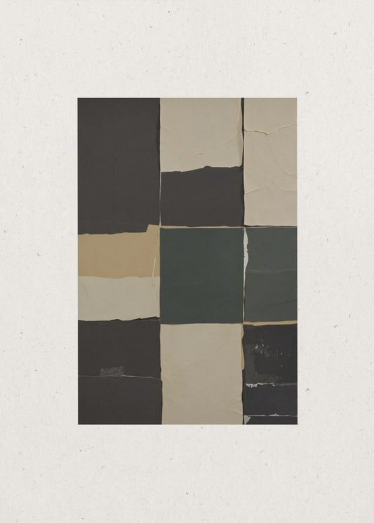 Strukturierte Gitterharmonie | Poster