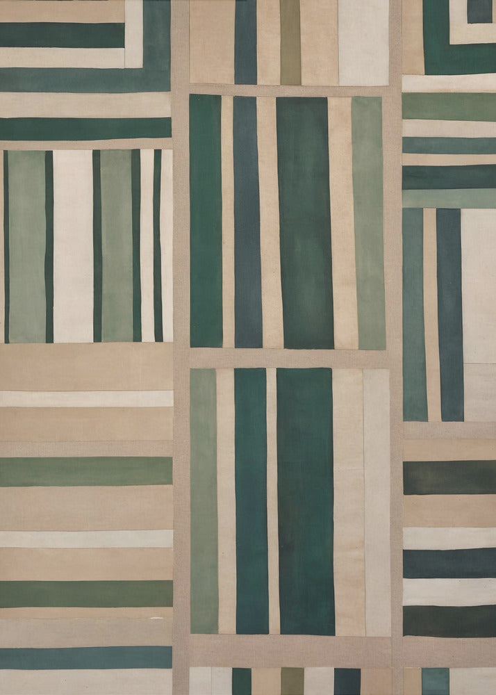 Geometrischer Wandteppich | Poster