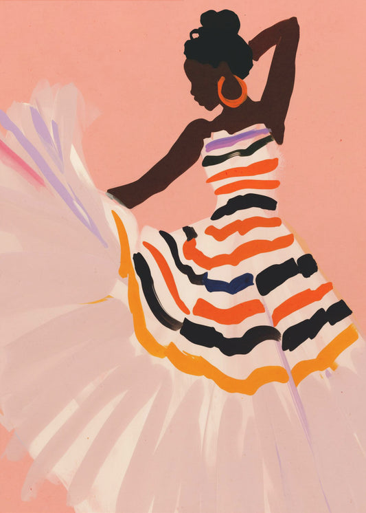 Tänzerin Flourish | Poster