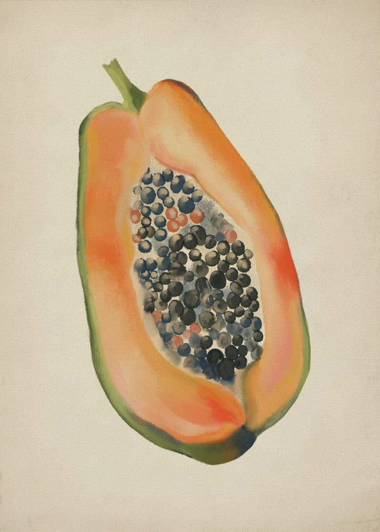 Vintage-Frucht - Papaya | Poster