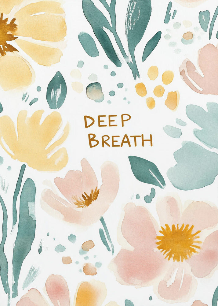 Syvä hengitys nro 02 | Julisteet - Taidevedokset