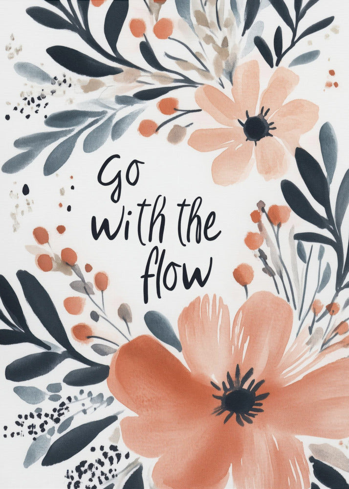 Go with the flow Nr. 02 | Poster