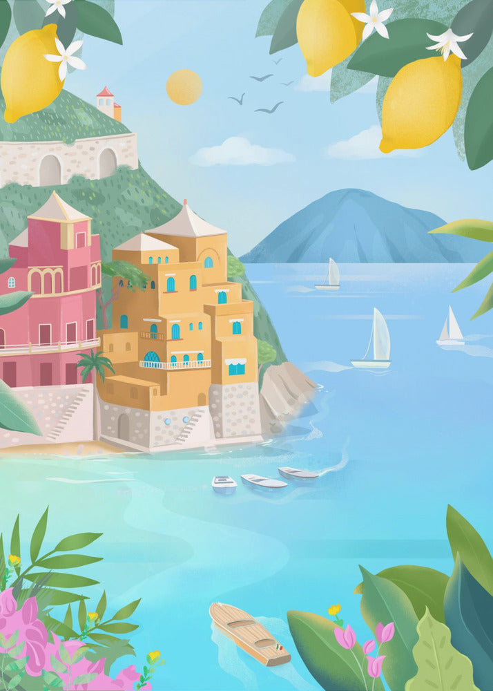 Portofino, Italia | Canvastaulut