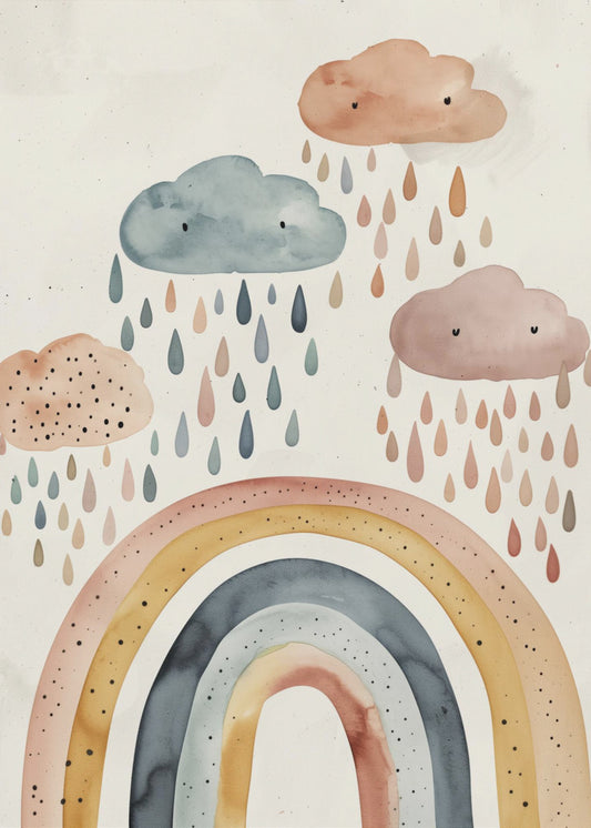 Verspielte Regenbögen | Poster