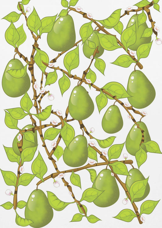 Birnenblütengewirr | Leinwand