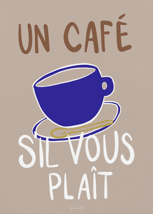 Un café | Poster