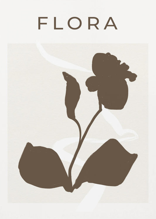 Minimale Blüte | Poster