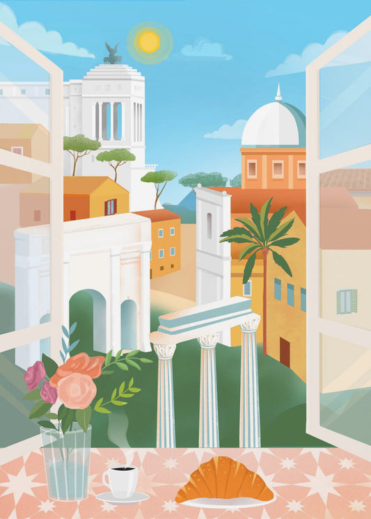 Emily en Roma | Impresiones en Lienzo