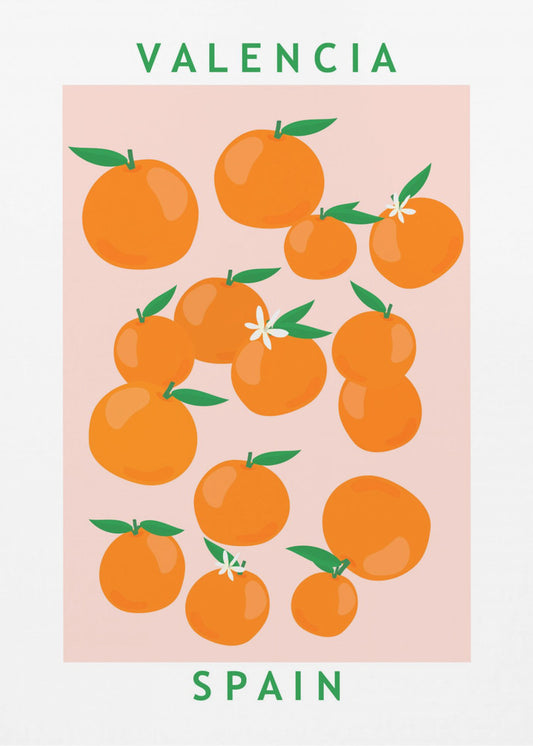 Blumenmarkt Orangen | Poster